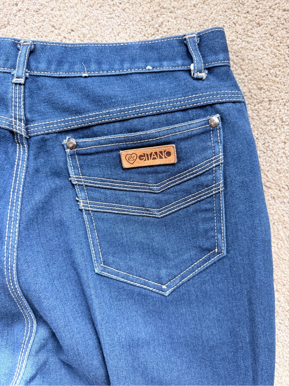Rare mint condition vintage Gitano Jeans from 70s-80s perfect condition - Picture 7 of 9